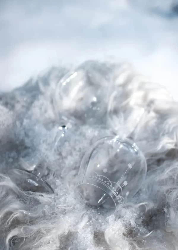 Julemorgen Hvidvinsglas 4 Julemorgen Hvidvinsglas - Billede 2