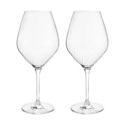 Holmegaard Cabernet Lines Bourgogneglas - 2 Stk.