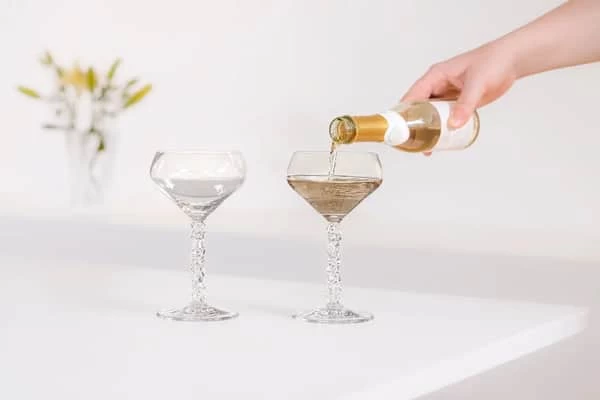 Orrefors Carat Coupe Champagneskål - 2 Stk. 4 Orrefors Carat Coupe Champagneskål - 2 Stk. - Billede 2