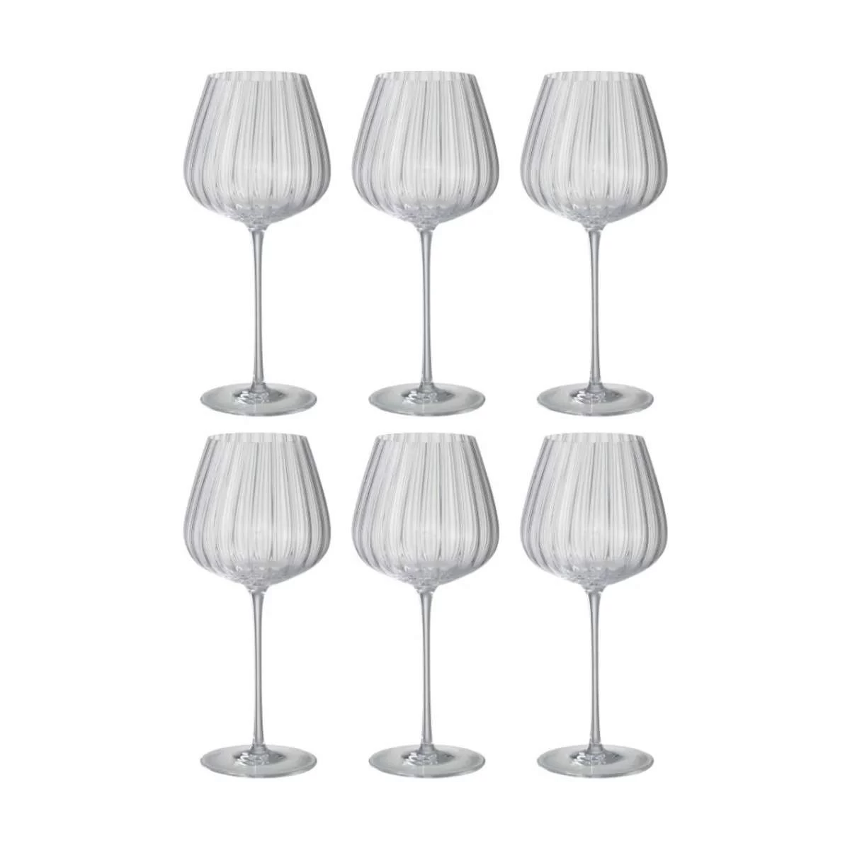 Stripes Vinglas - 6 Stk. 3 Stripes Vinglas - 6 Stk.