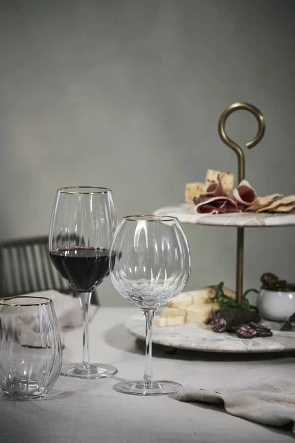 Claudine Rødvinsglas 4 Claudine Rødvinsglas - Billede 2